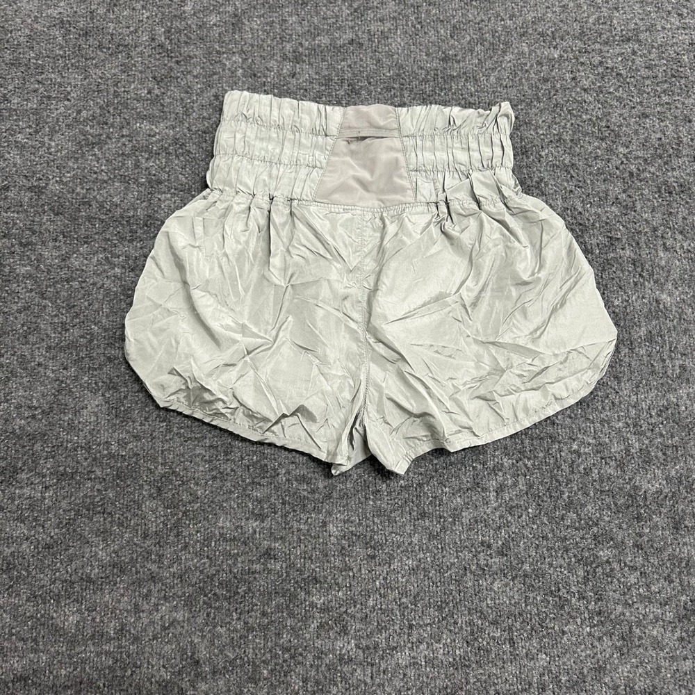 Free People Movement Shorts Womens Size S Grey The Way Home High Rise Athletic